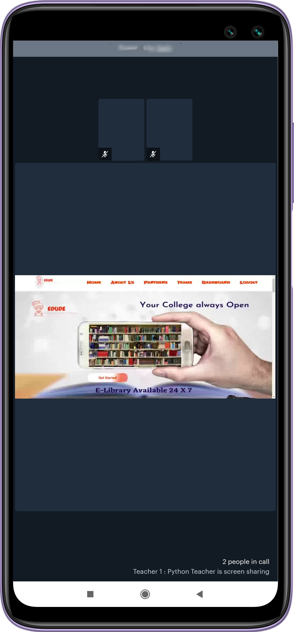 EDUDE Live Video Classes